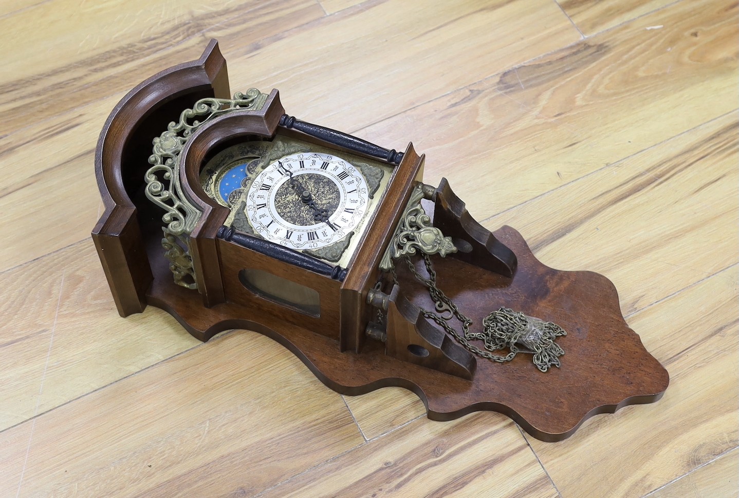 A reproduction wall clock